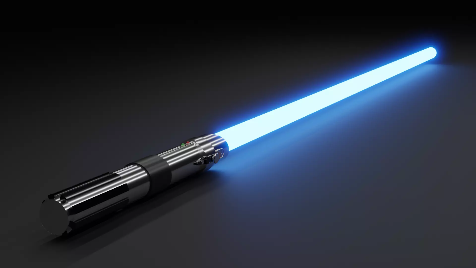 Anakin Skywalkers first lightsaber Free 3D model_0