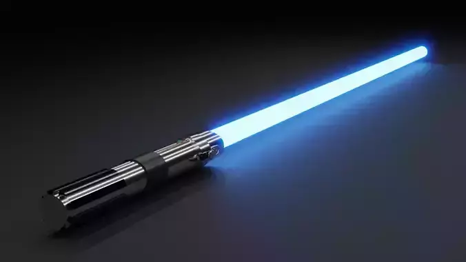 Anakin Skywalkers first lightsaber Free 3D model