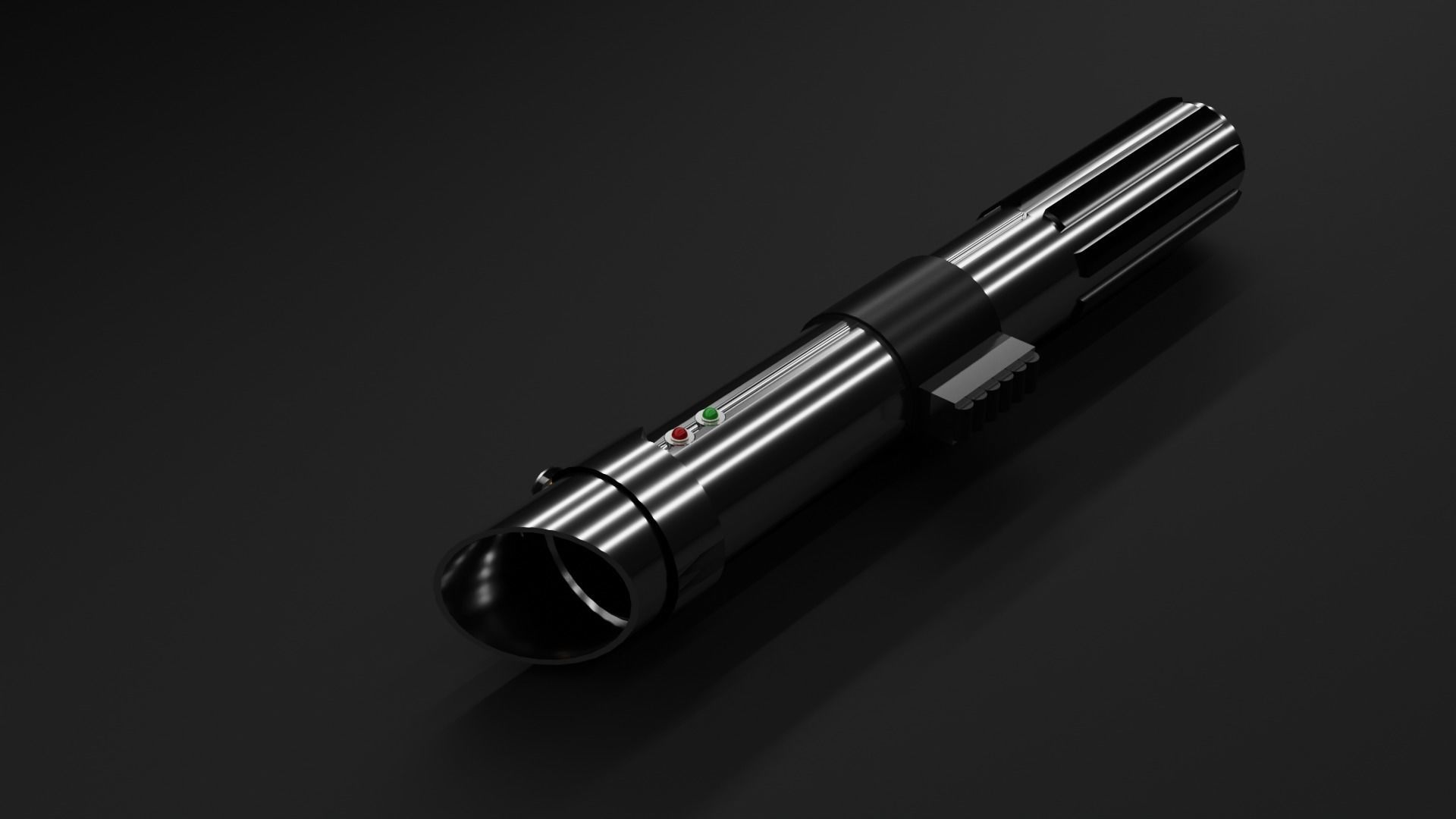 Anakin Skywalkers first lightsaber Free 3D model_2