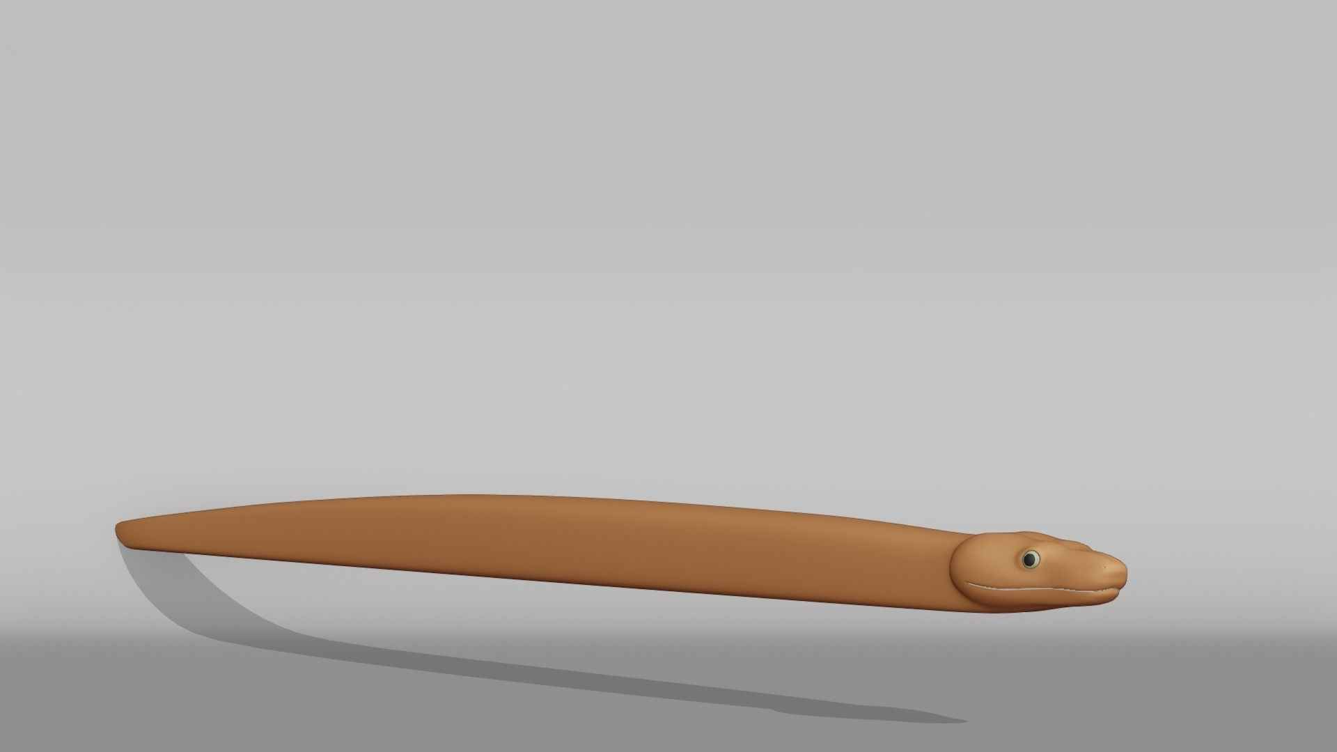 Boa Constrictor Base Mesh Low-poly 3D model_6