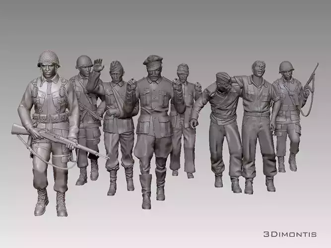 USA SOLDIERS AND CAPTURED