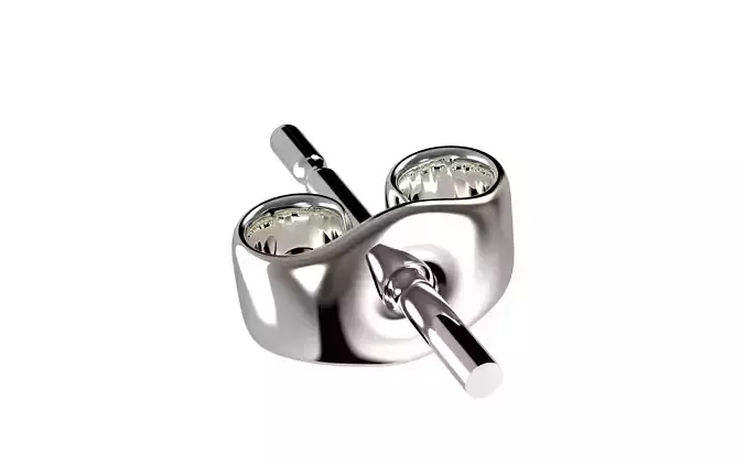 Earring pin and butterfly backs