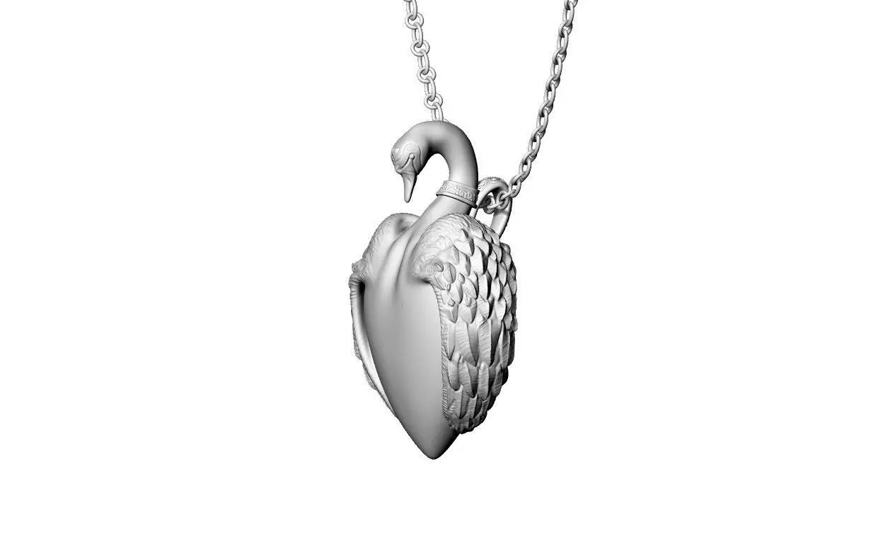 Swan Beautiful Pendant Design 3D print model