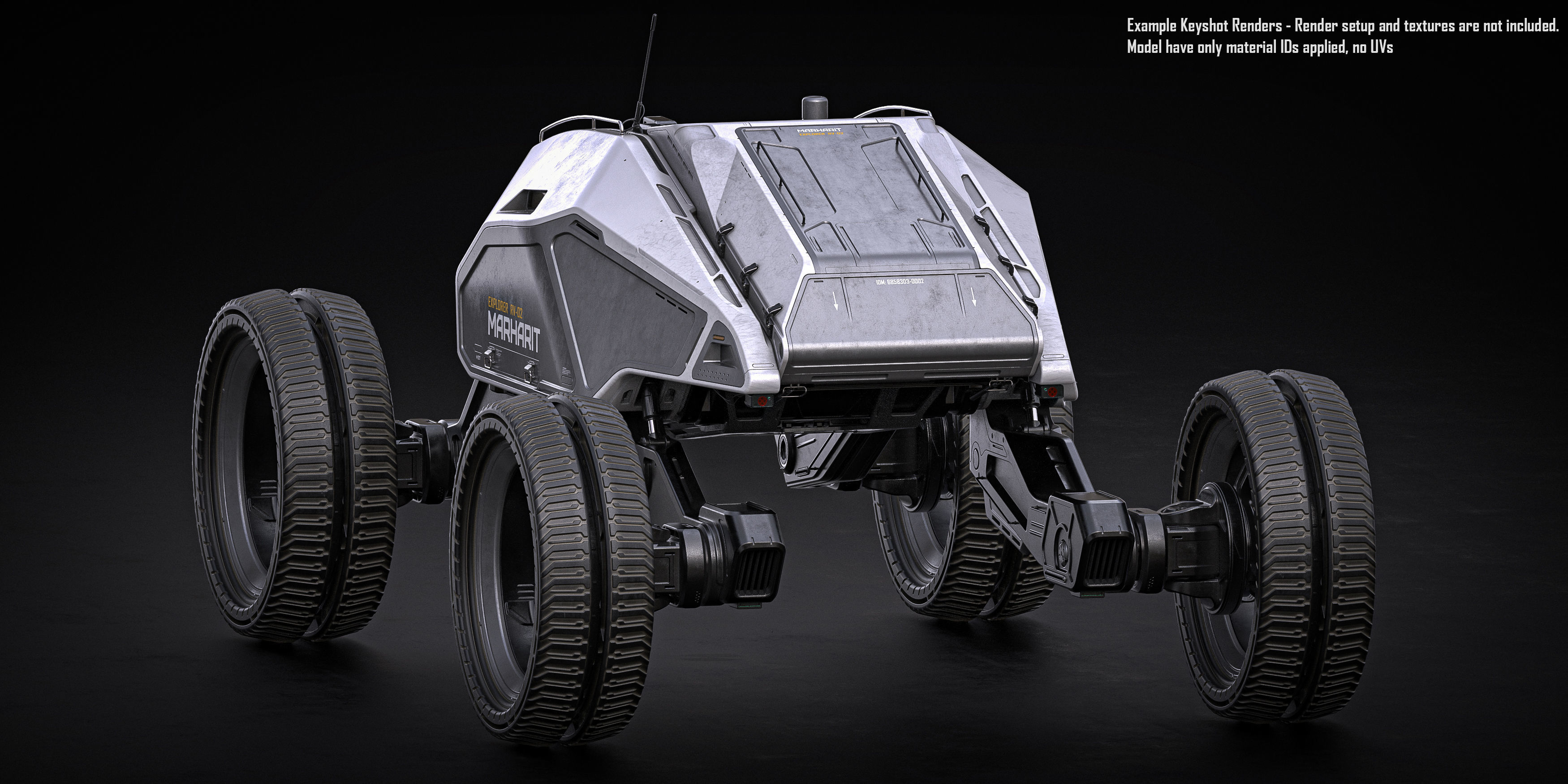 Mars Rover Explorer 3D model_9