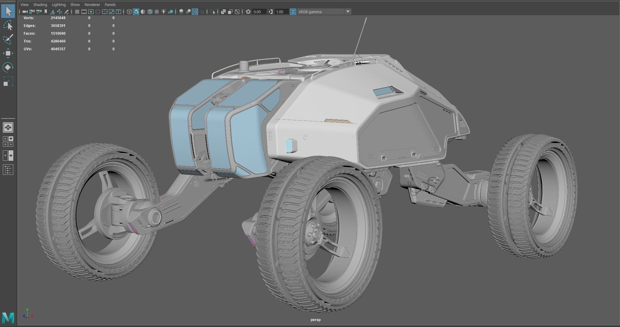 Mars Rover Explorer 3D model_17