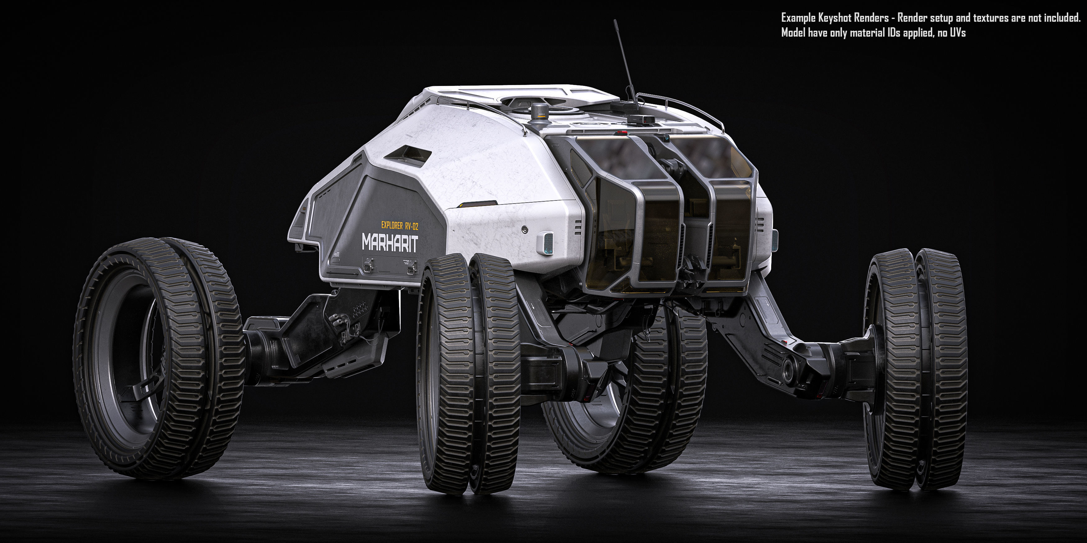 Mars Rover Explorer 3D model_6
