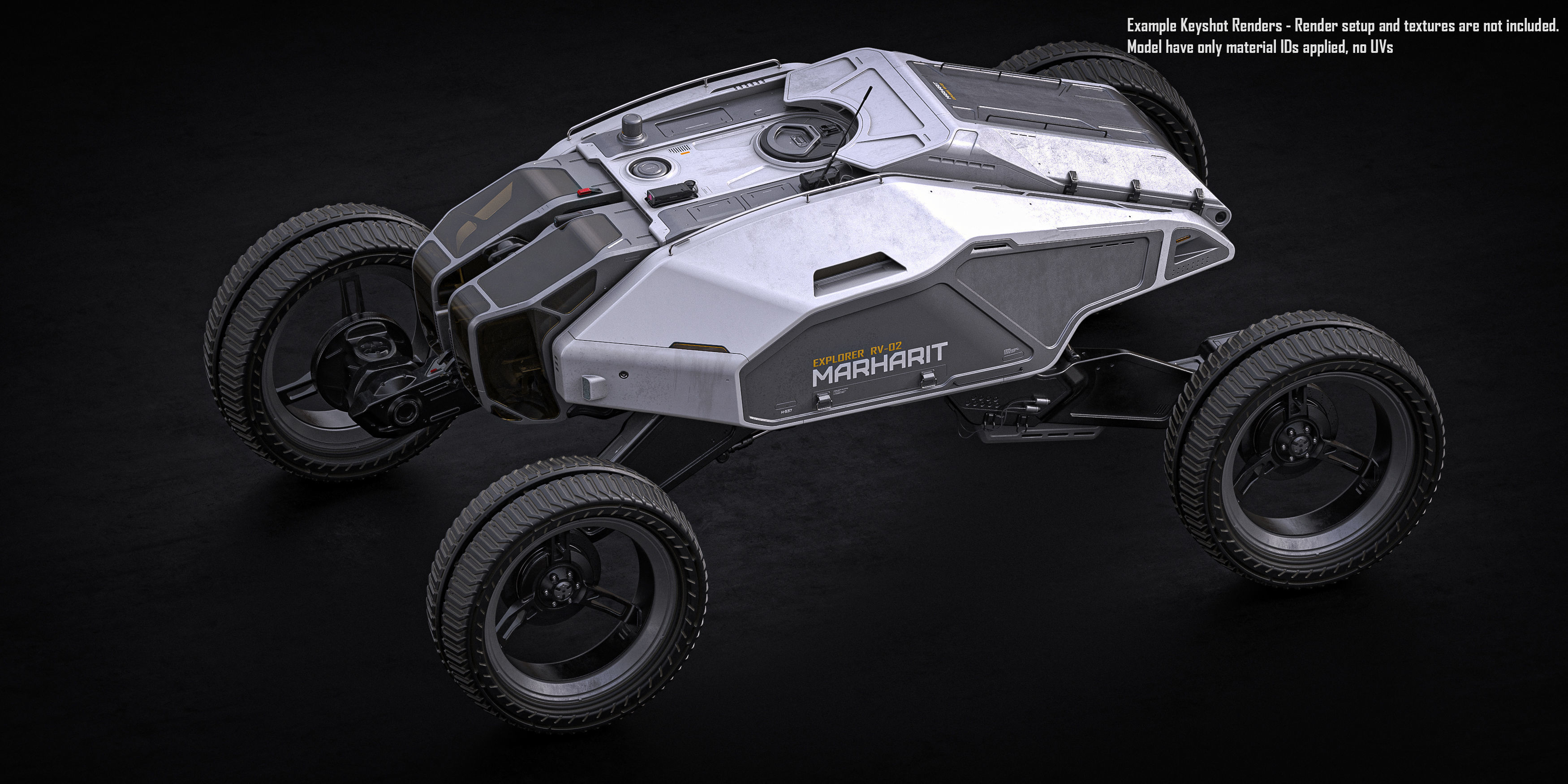 Mars Rover Explorer 3D model_10