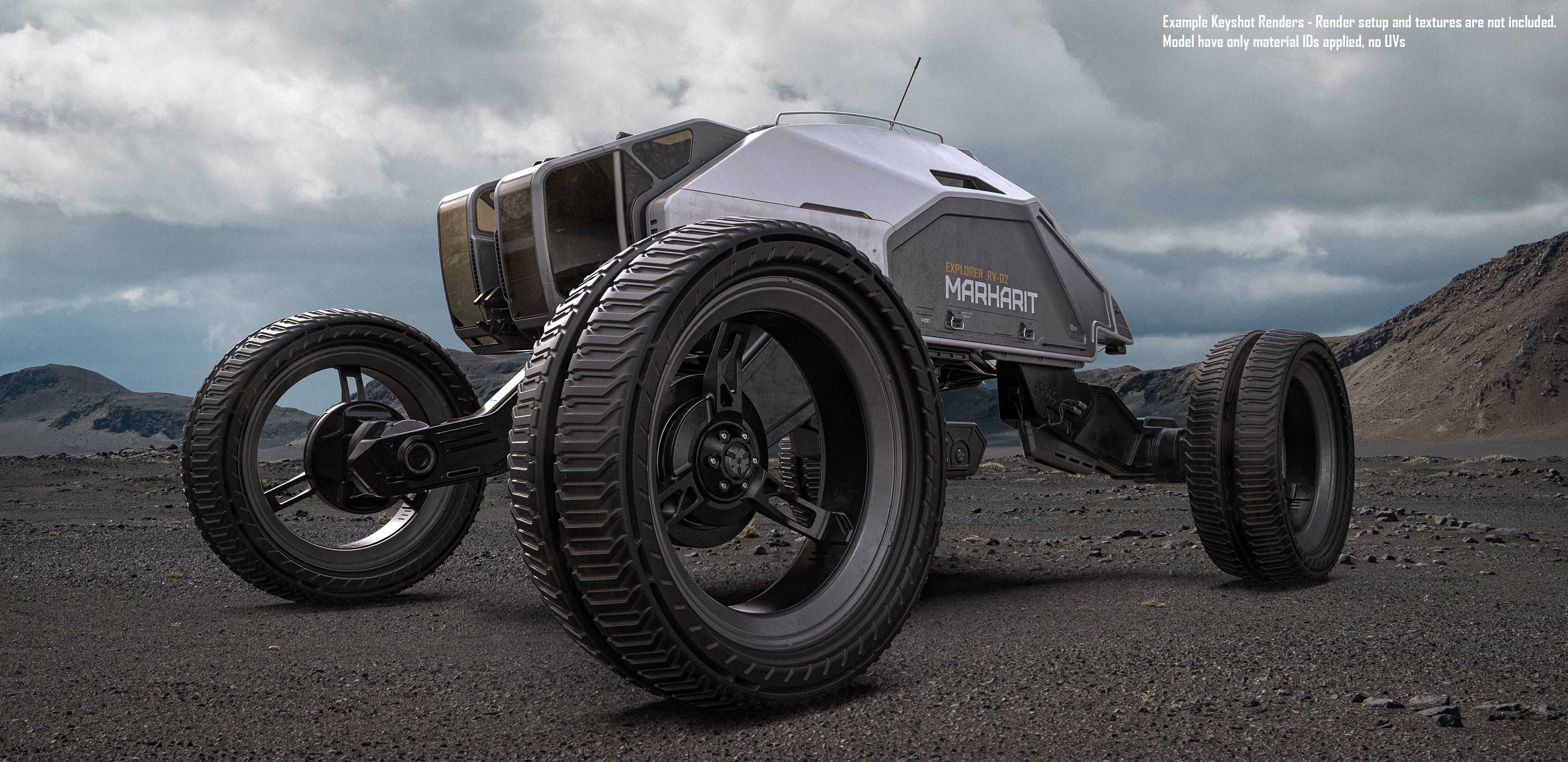 Mars Rover Explorer 3D model_1