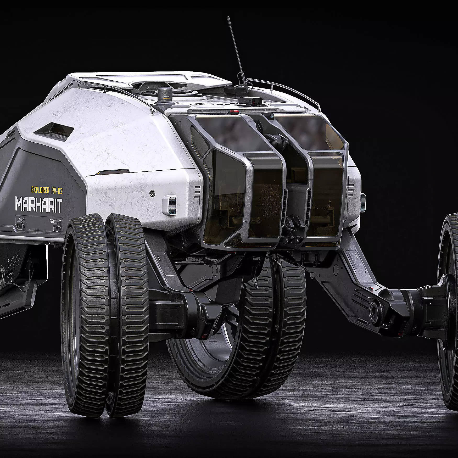 Mars Rover Explorer 3D model_0