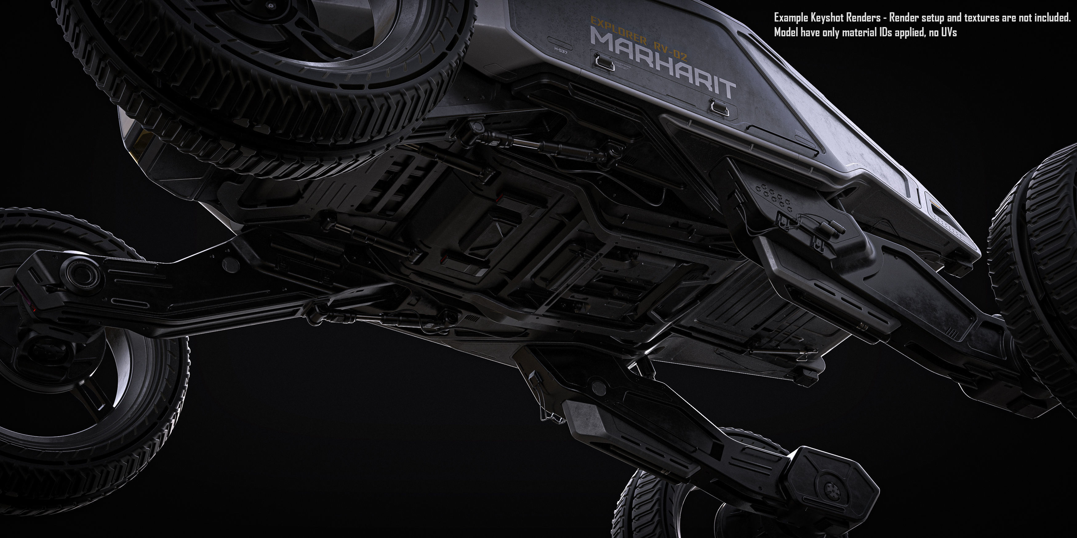 Mars Rover Explorer 3D model_13