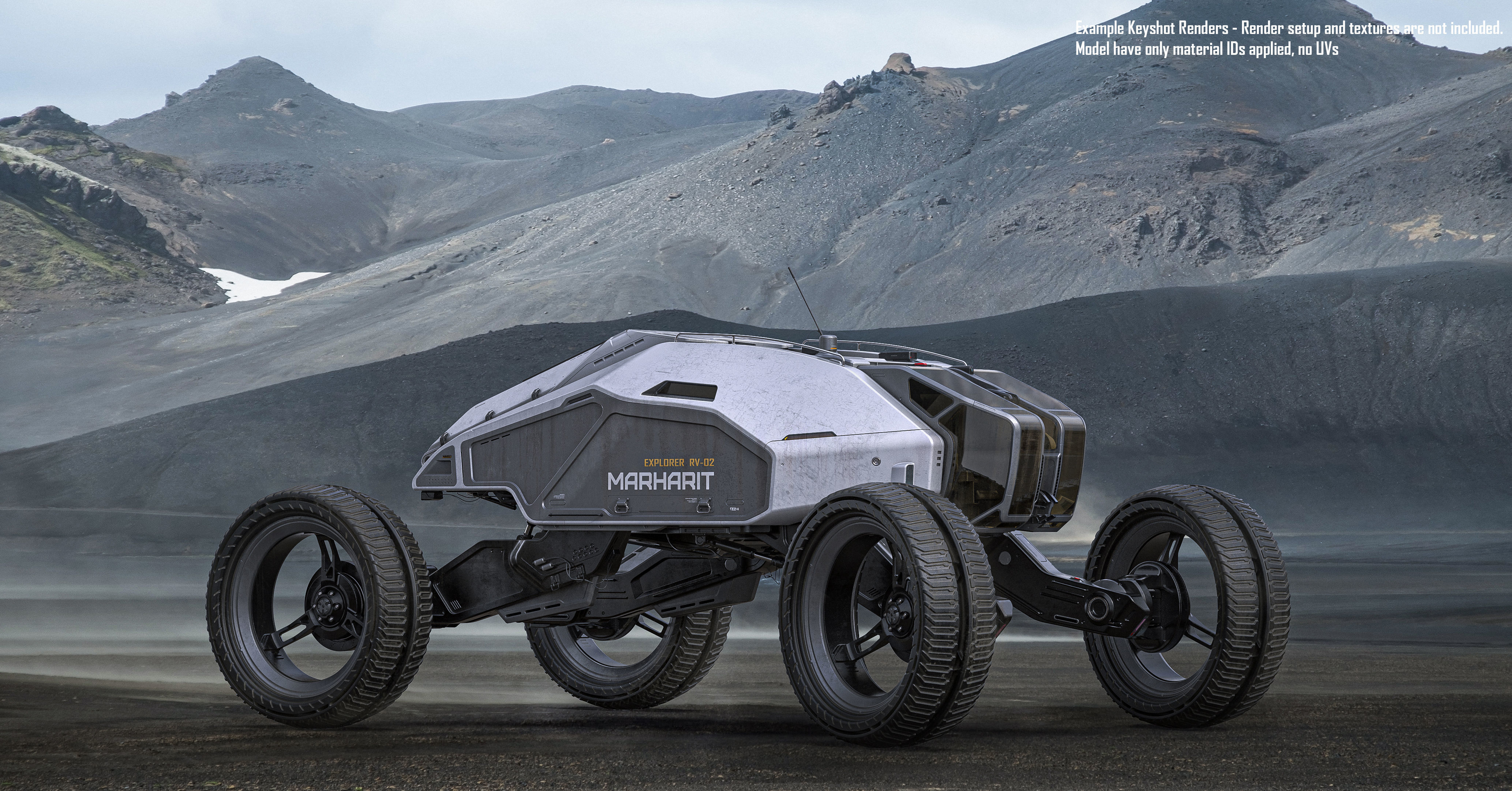 Mars Rover Explorer 3D model_2