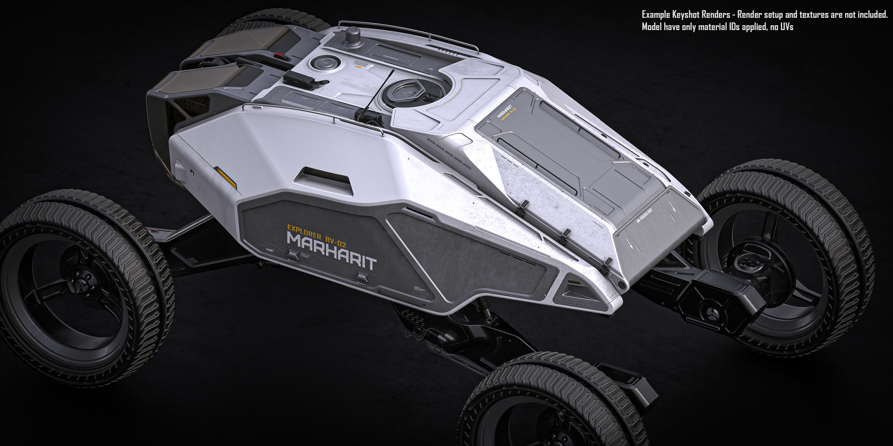 Mars Rover Explorer 3D model_11