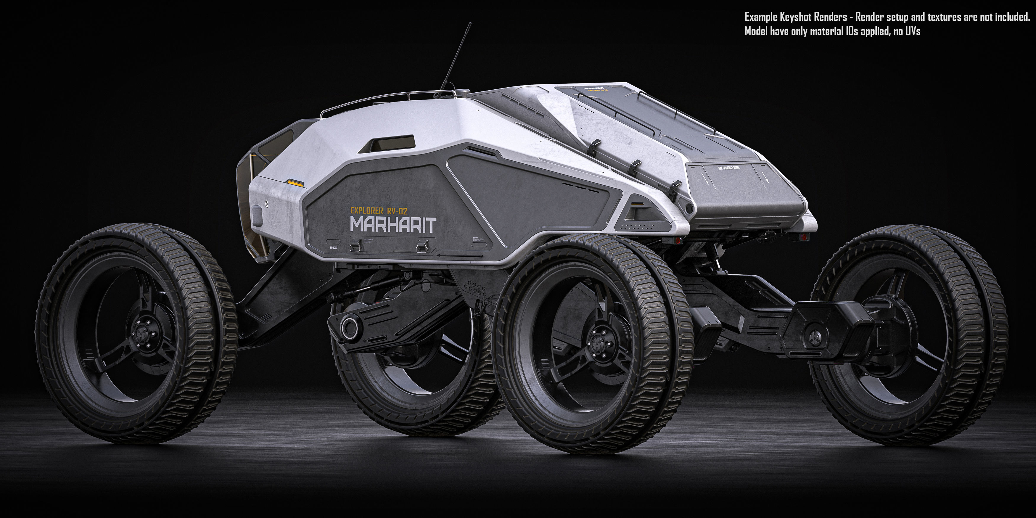 Mars Rover Explorer 3D model_8