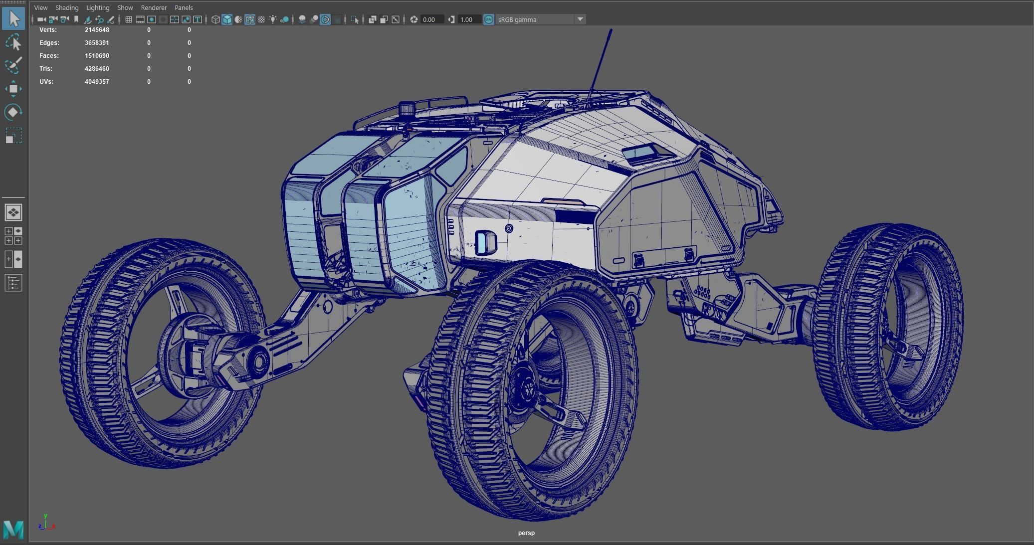 Mars Rover Explorer 3D model_18