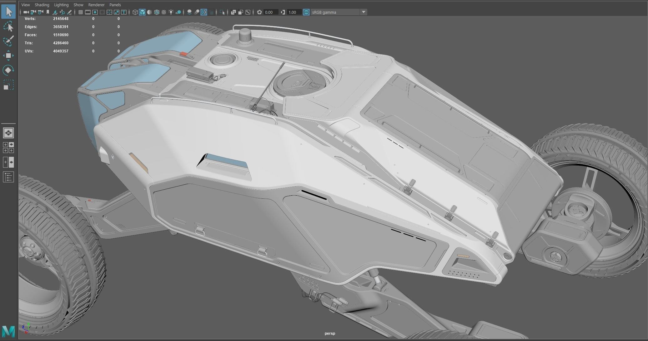 Mars Rover Explorer 3D model_19