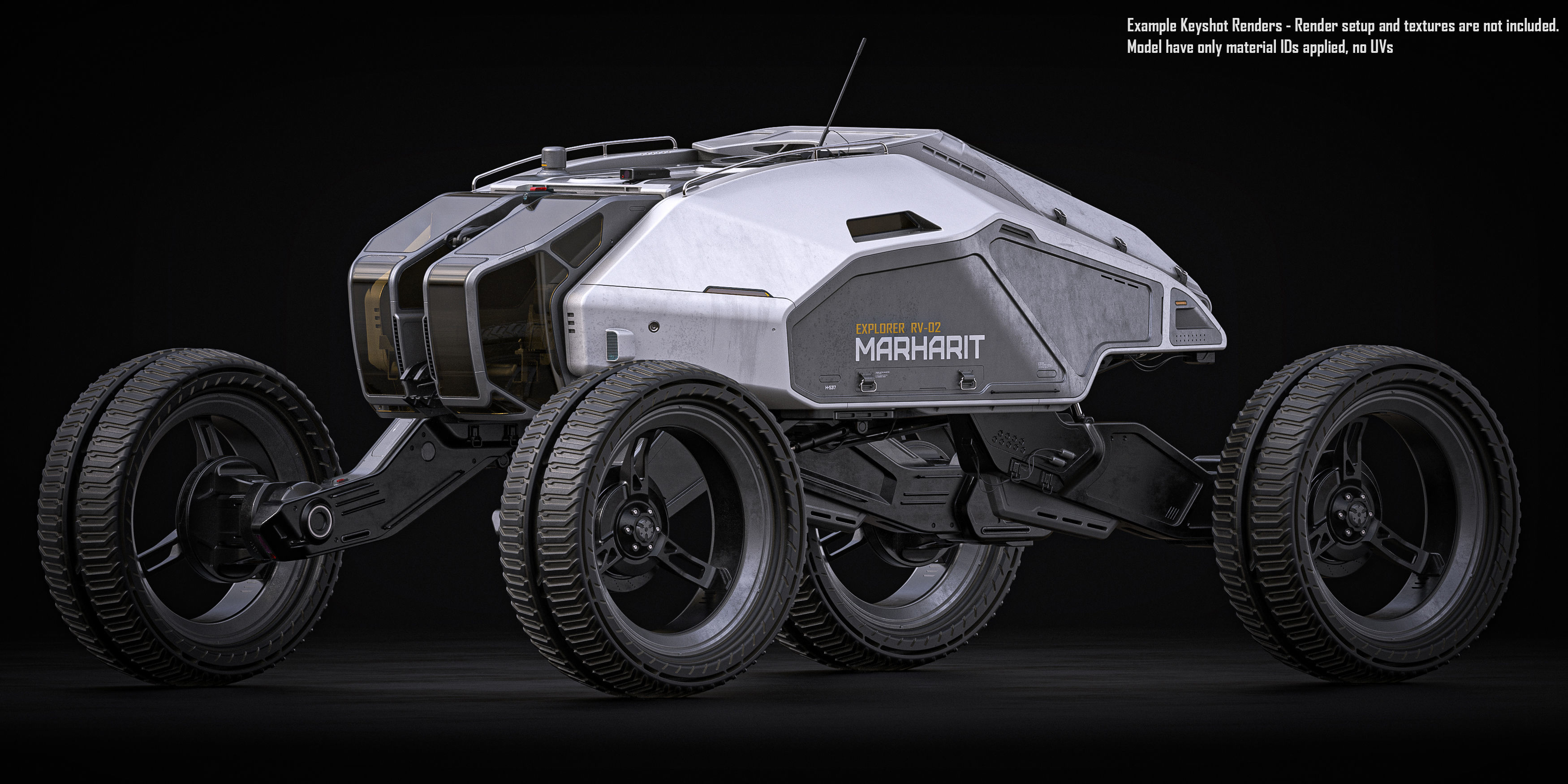 Mars Rover Explorer 3D model_5