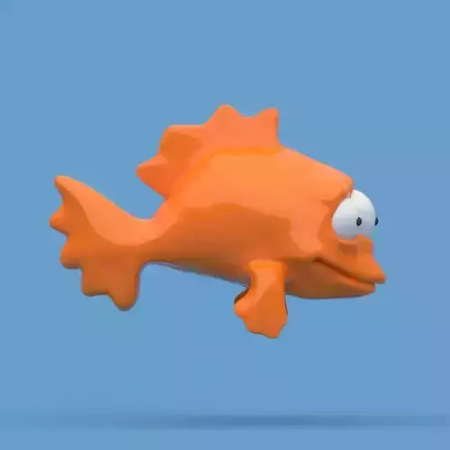 Blinky 3D Art - The Simpsons Fish