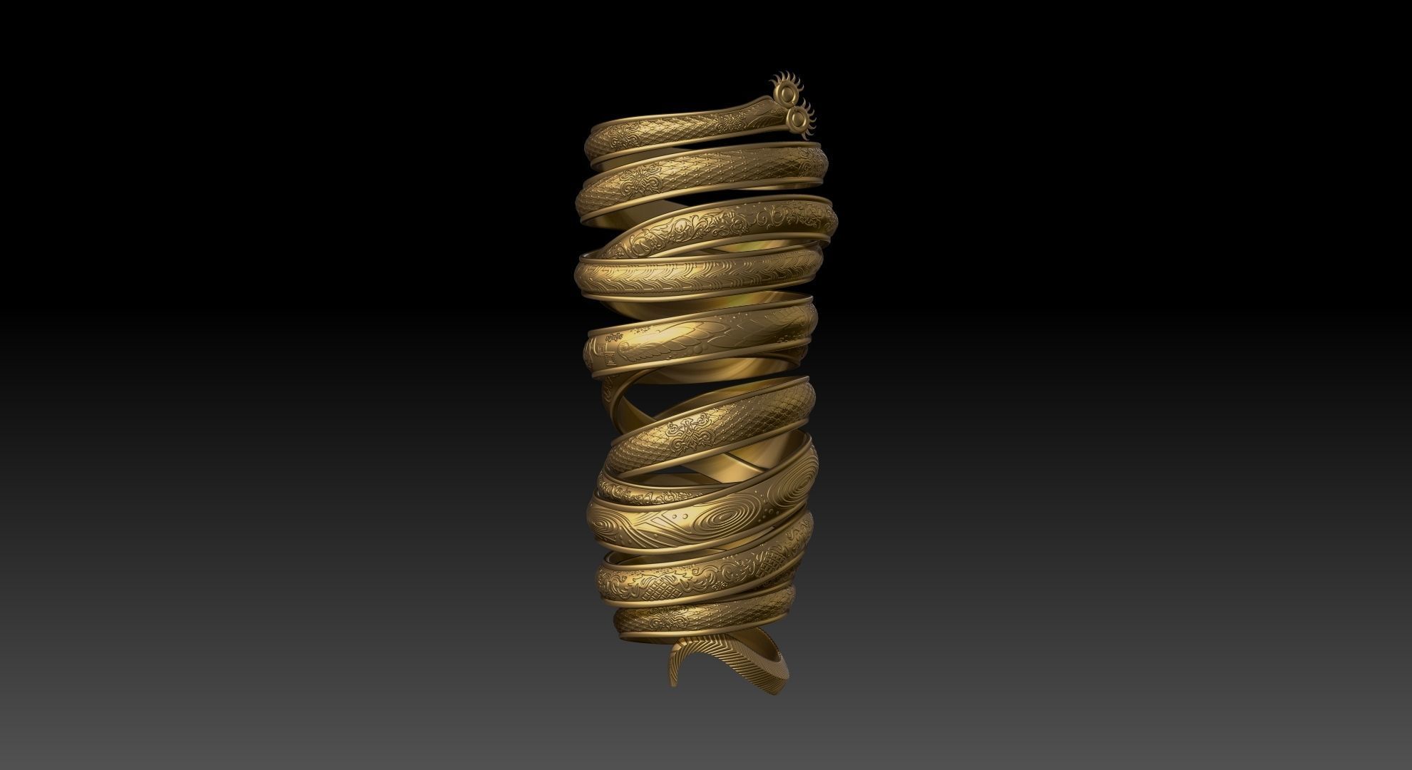 Forspoken  Cuff 3D print model_17