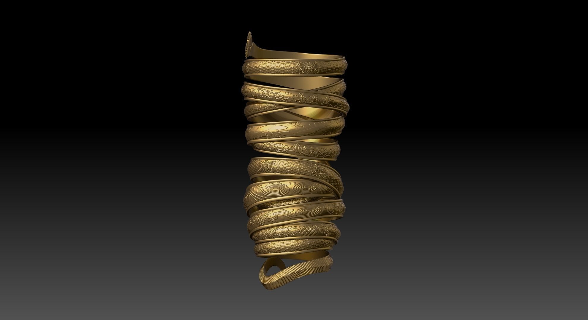Forspoken  Cuff 3D print model_11