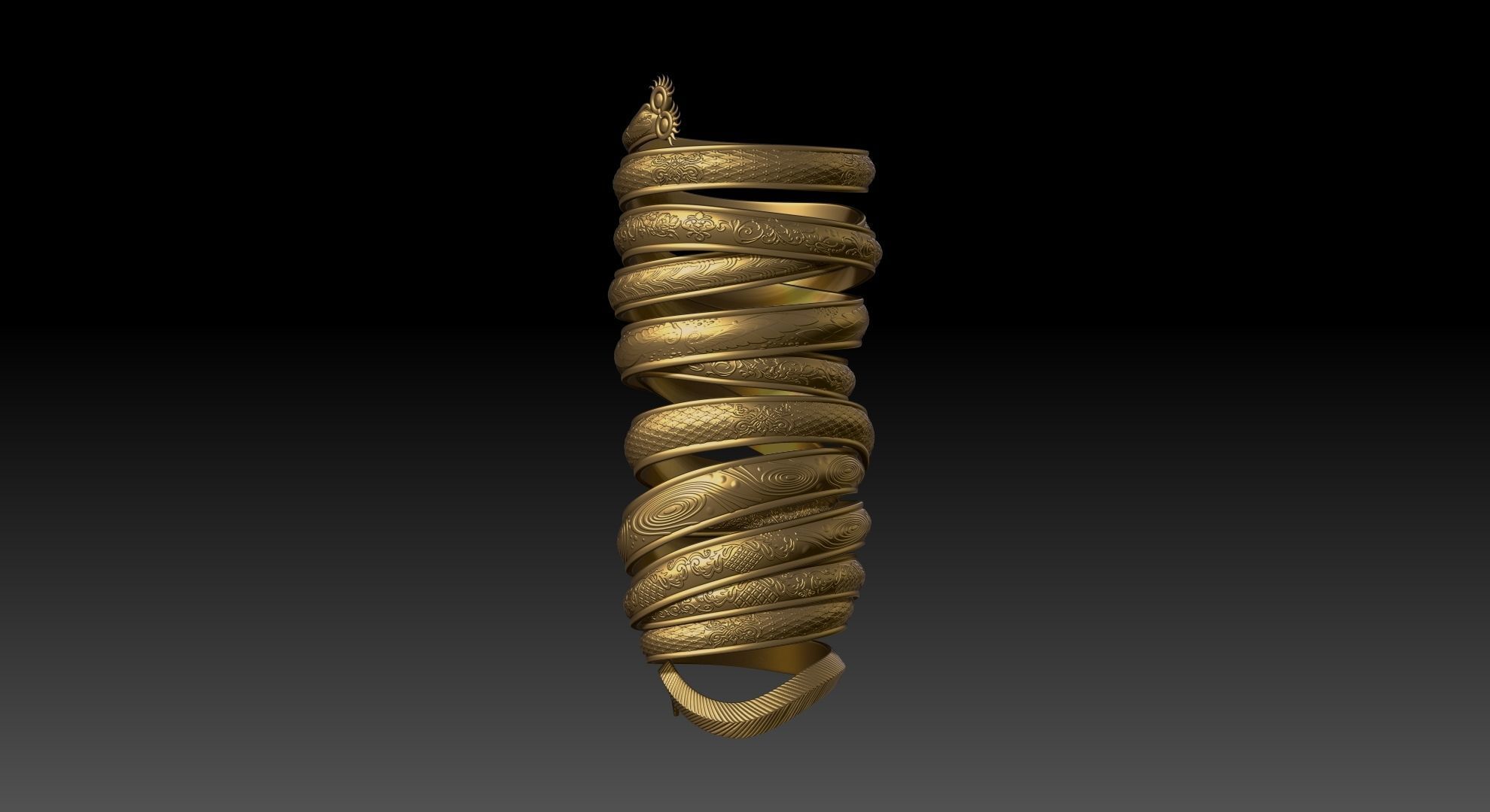 Forspoken  Cuff 3D print model_12