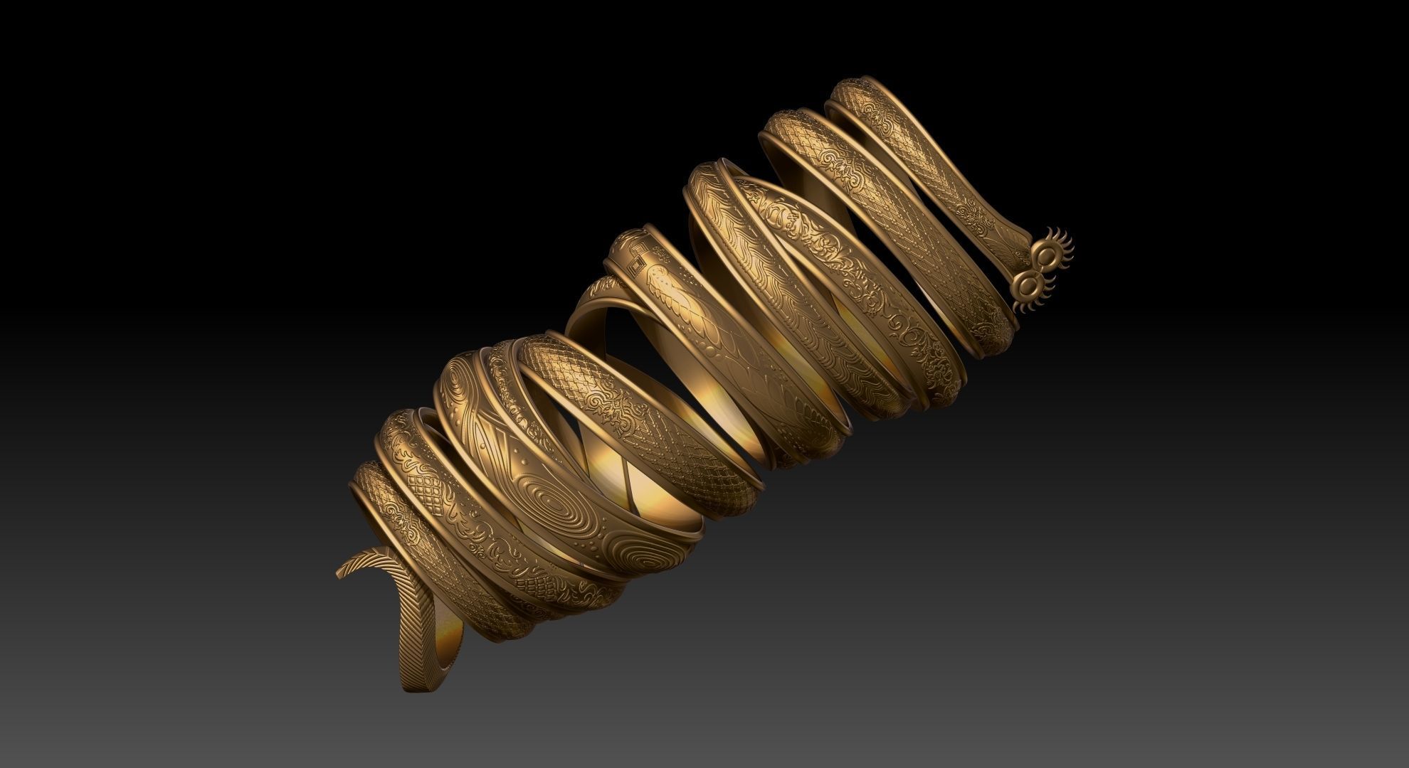 Forspoken  Cuff 3D print model_6