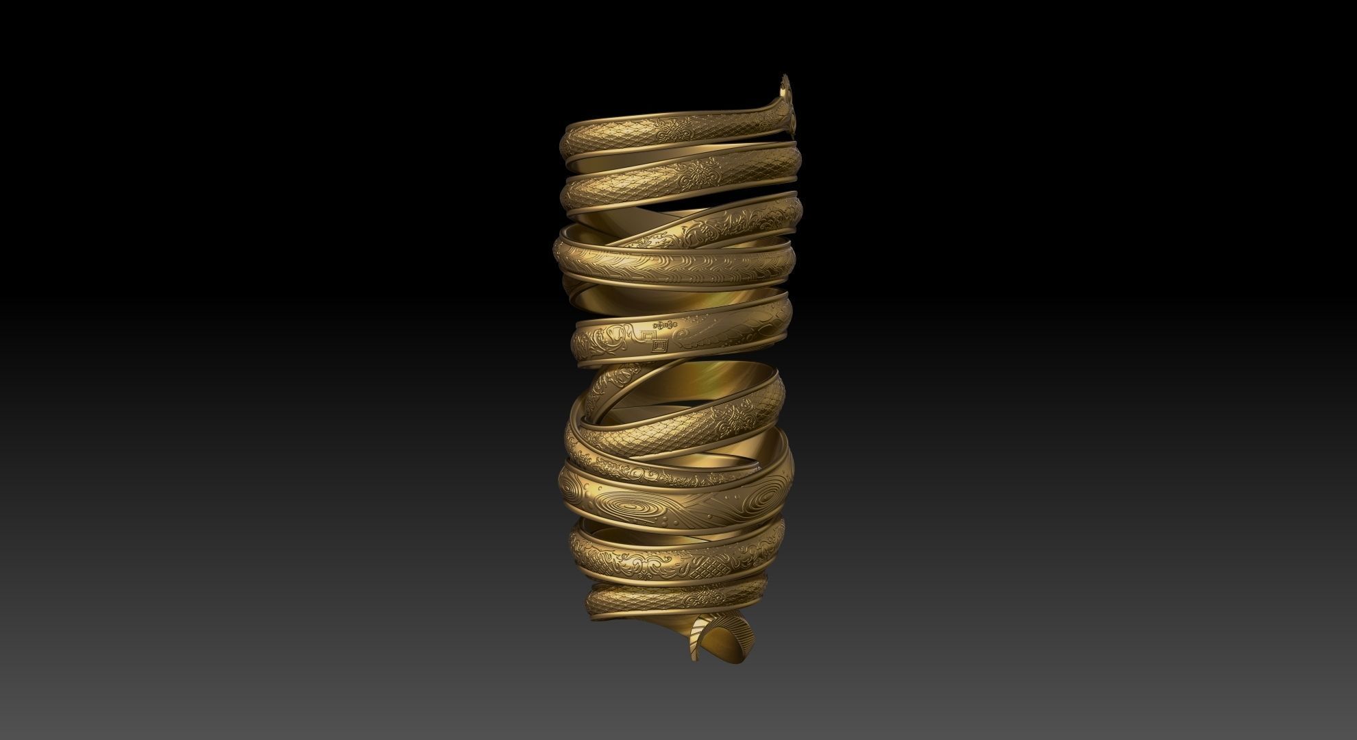 Forspoken  Cuff 3D print model_15