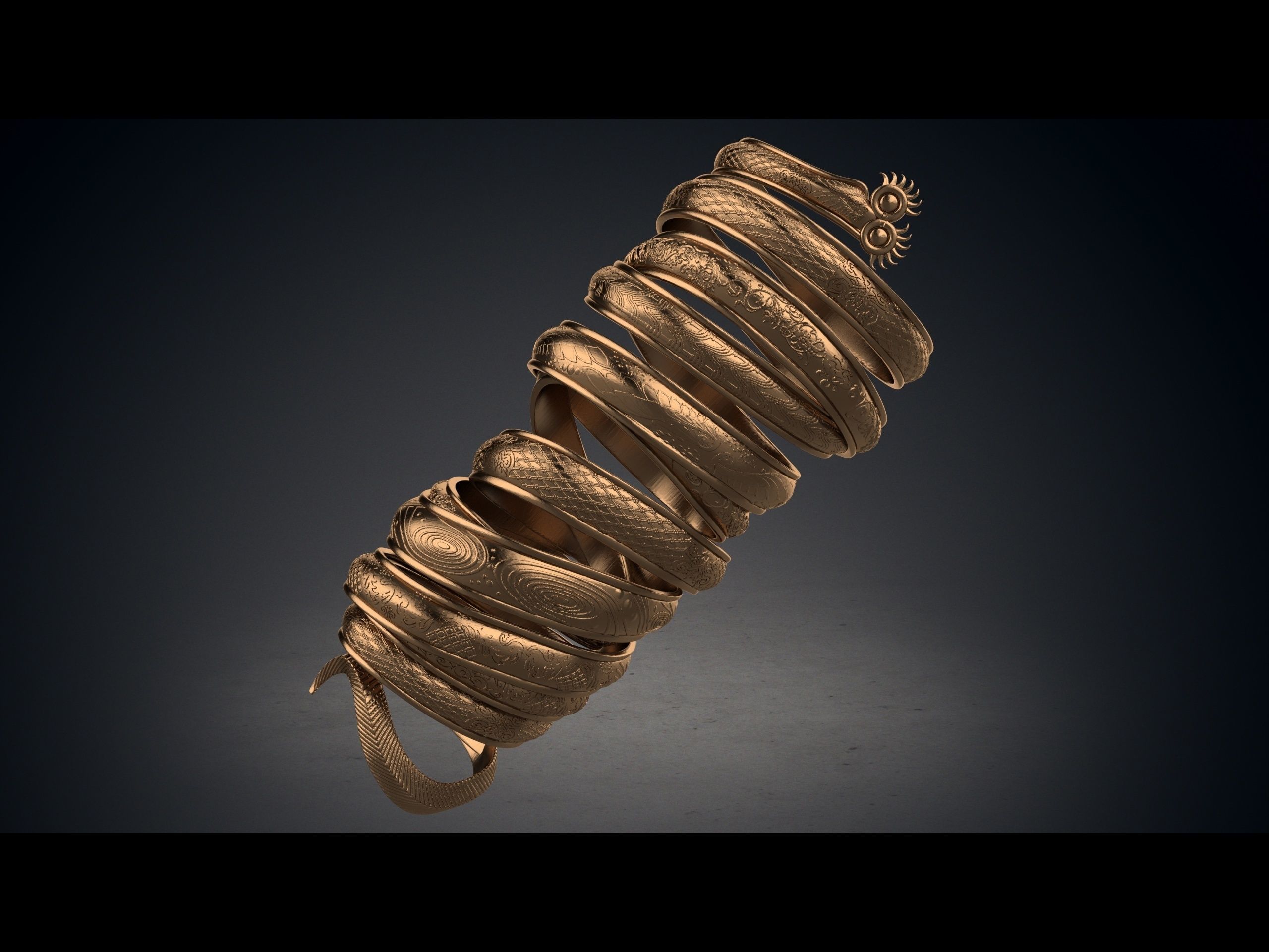 Forspoken  Cuff 3D print model_1
