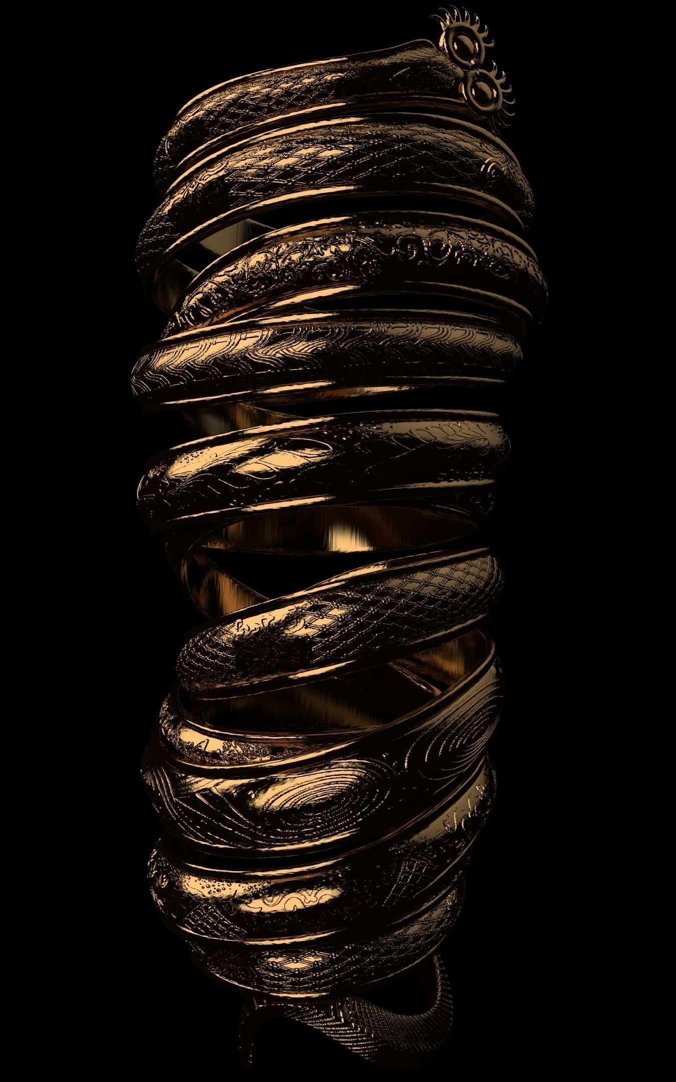 Forspoken  Cuff 3D print model_8