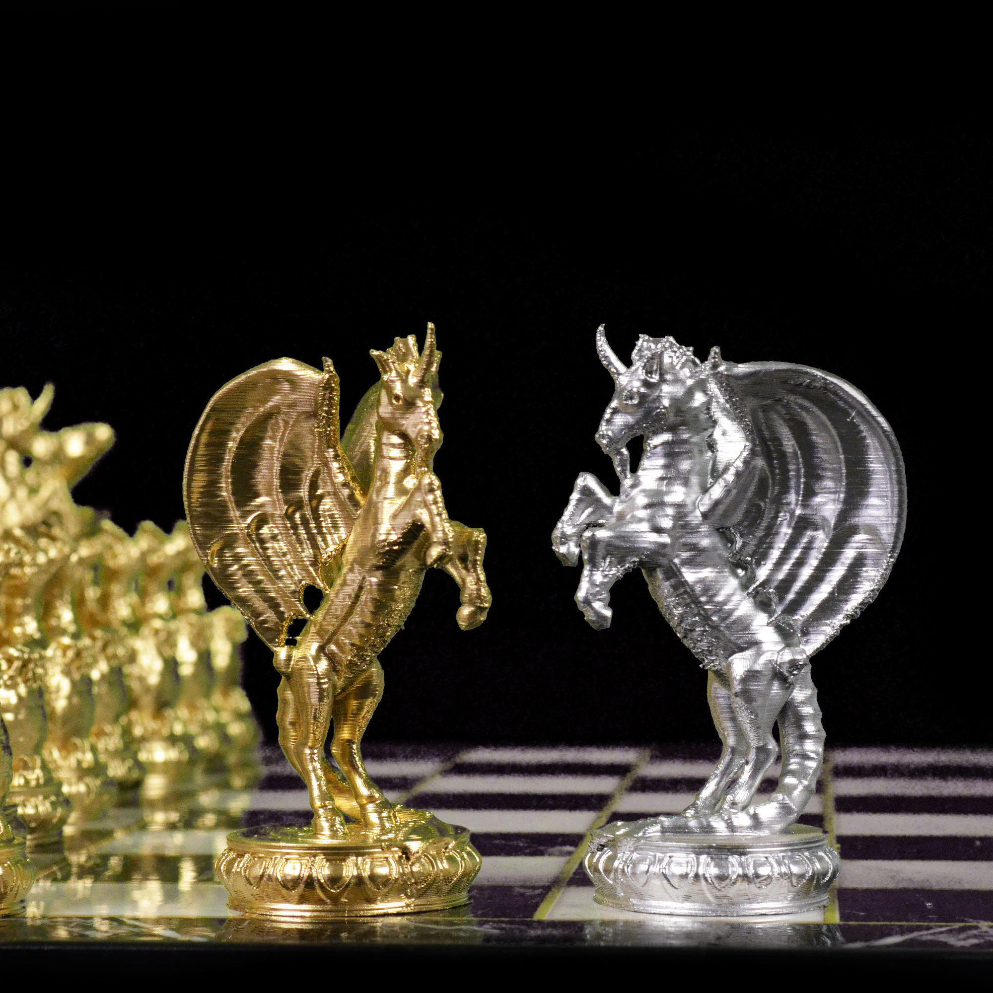 Dragon Chess Game 6 Different Pieces - Dragon Chess Game  3D print model_24