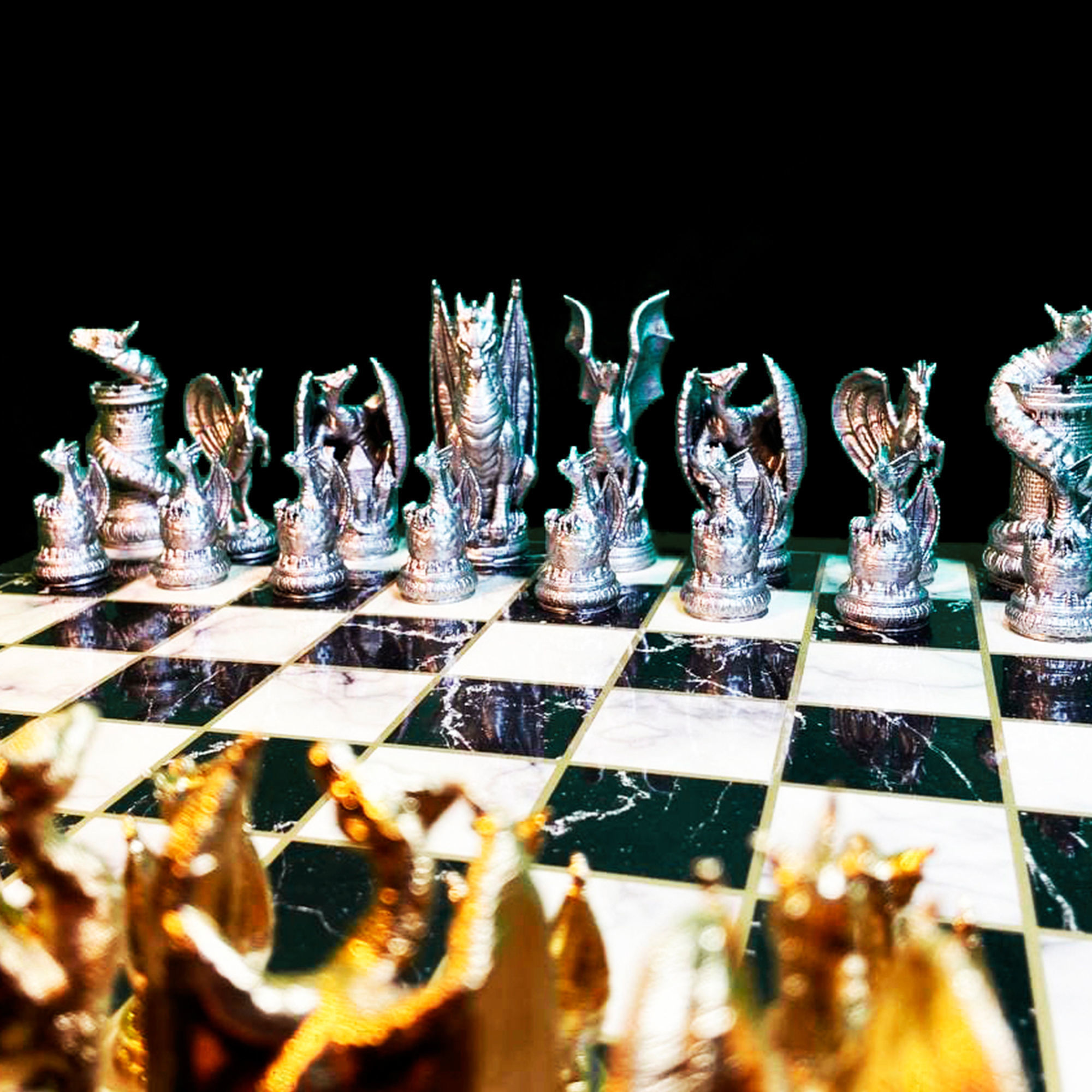 Dragon Chess Game 6 Different Pieces - Dragon Chess Game  3D print model_53