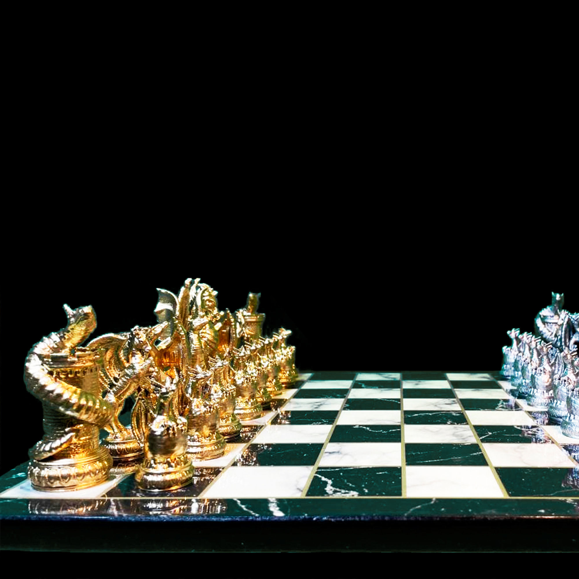 Dragon Chess Game 6 Different Pieces - Dragon Chess Game  3D print model_48