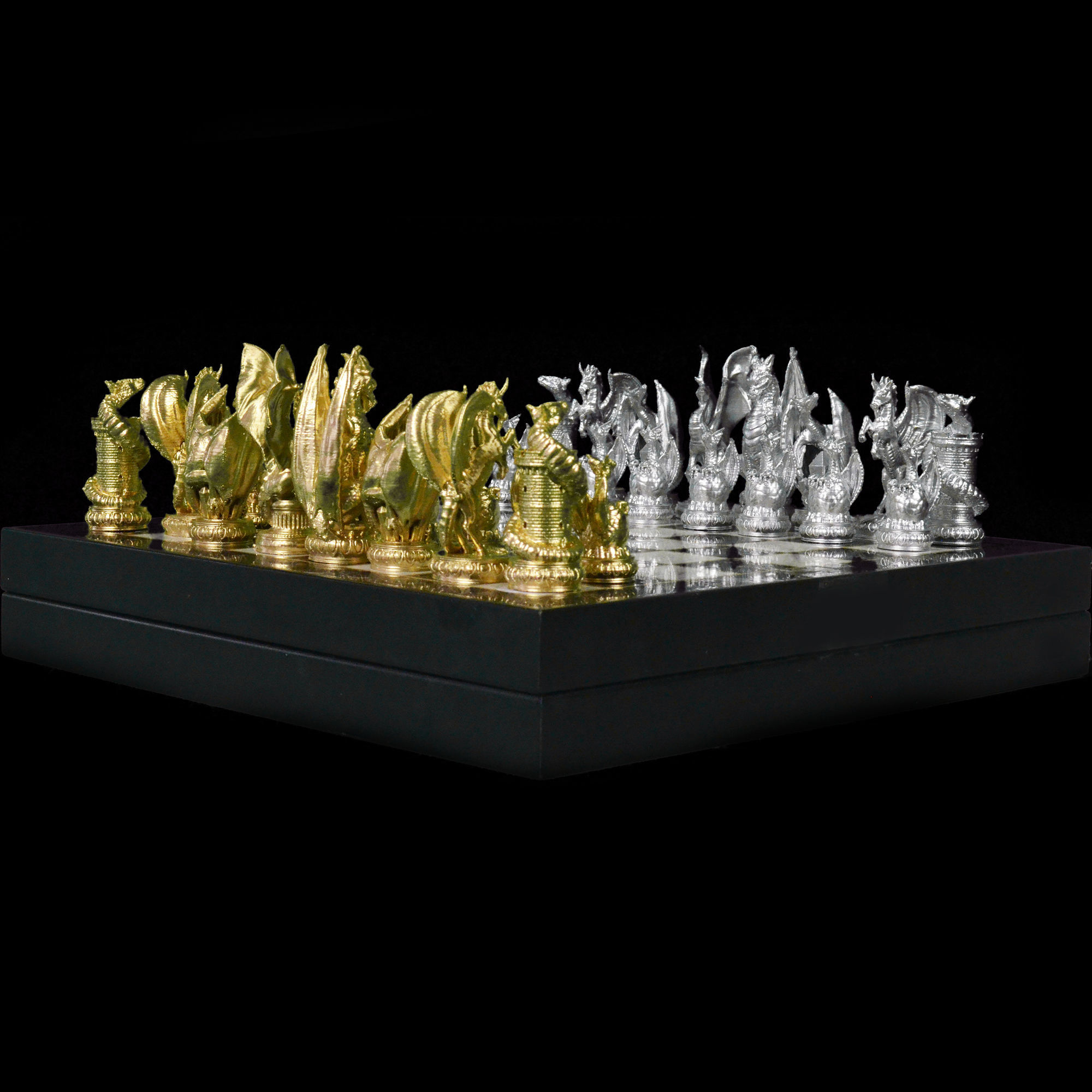 Dragon Chess Game 6 Different Pieces - Dragon Chess Game  3D print model_23