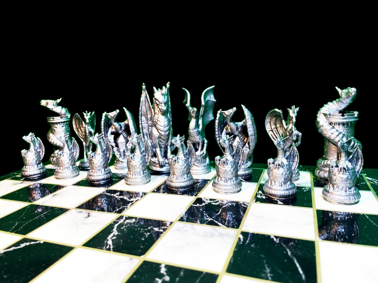 Dragon Chess Game 6 Different Pieces - Dragon Chess Game  3D print model_36