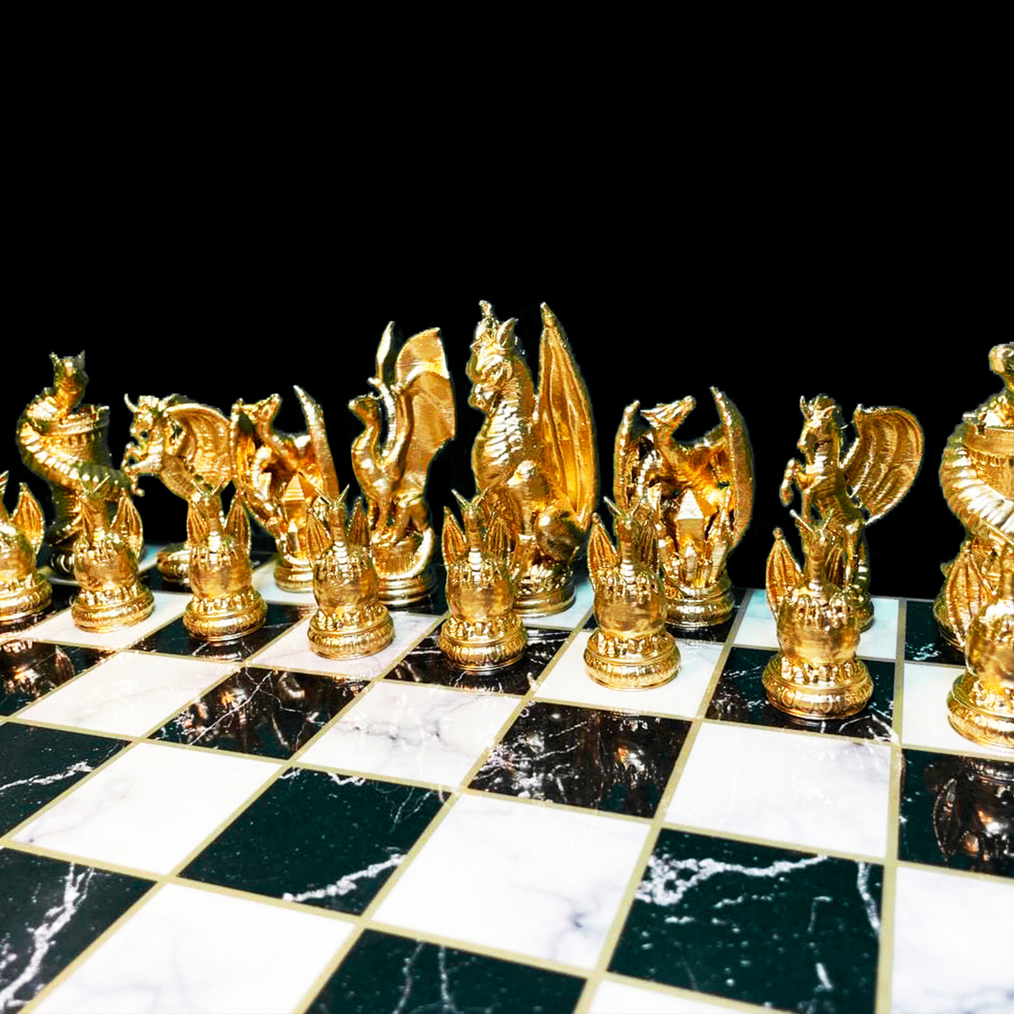 Dragon Chess Game 6 Different Pieces - Dragon Chess Game  3D print model_51