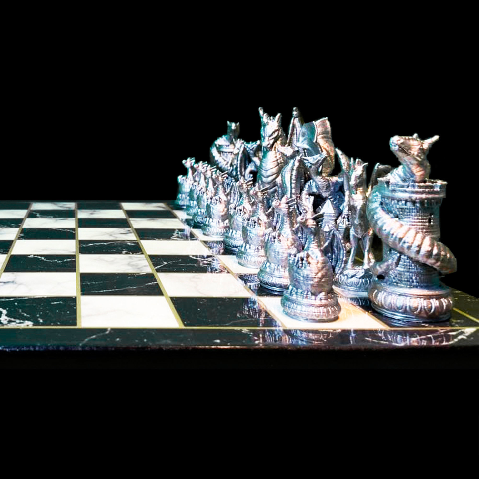 Dragon Chess Game 6 Different Pieces - Dragon Chess Game  3D print model_50