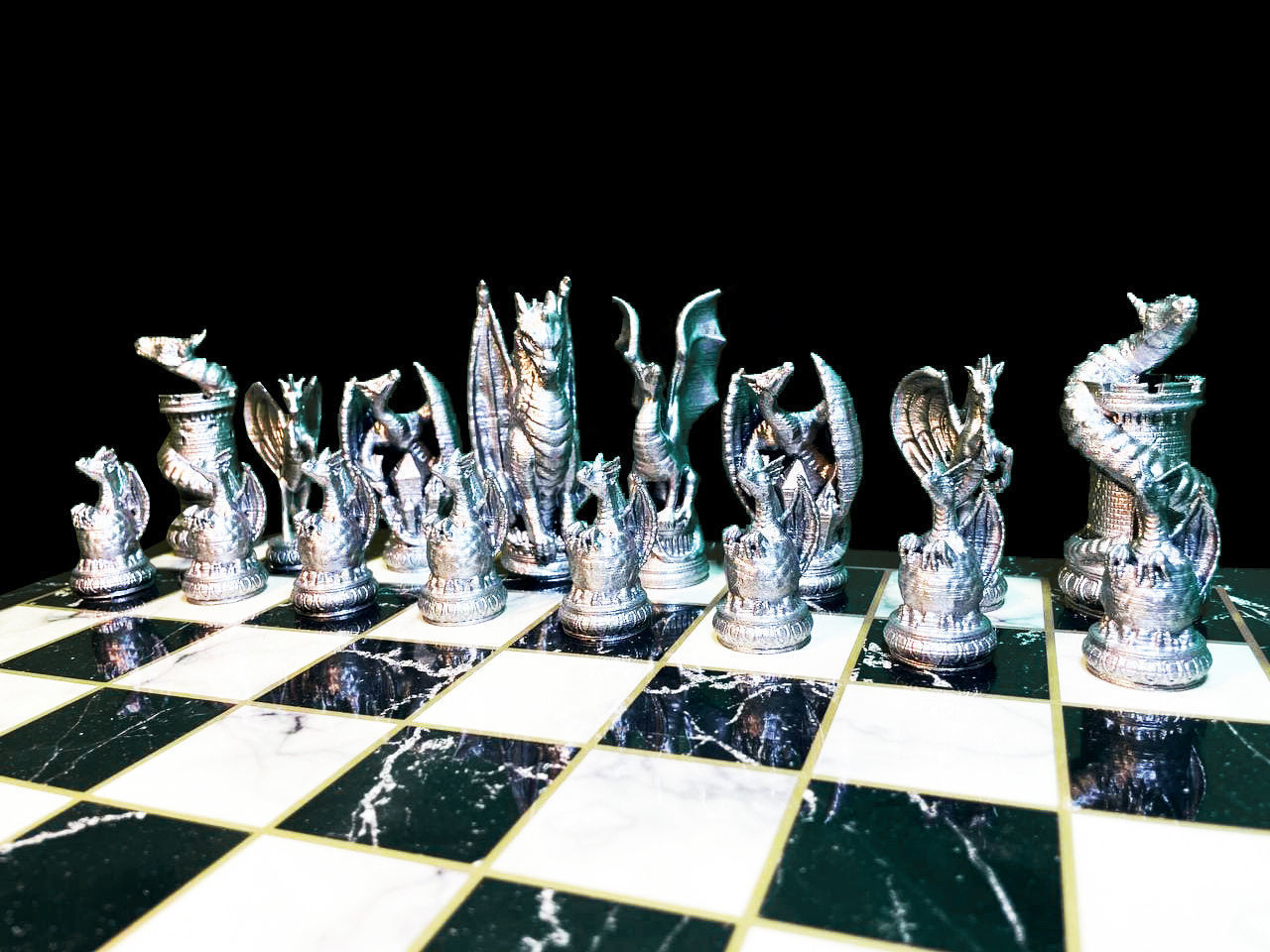Dragon Chess Game 6 Different Pieces - Dragon Chess Game  3D print model_47