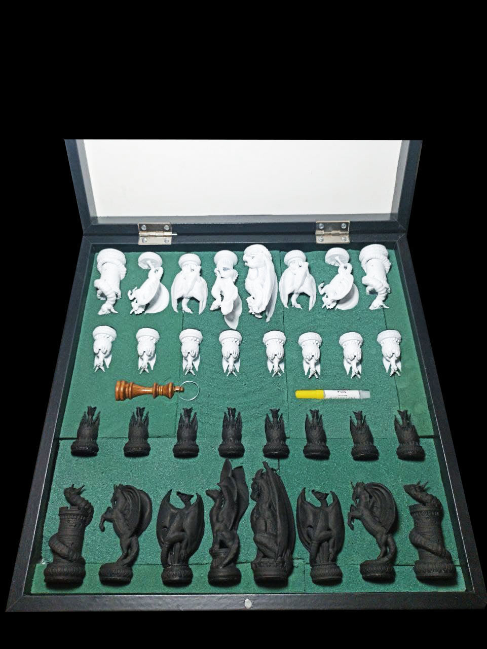 Dragon Chess Game 6 Different Pieces - Dragon Chess Game  3D print model_40