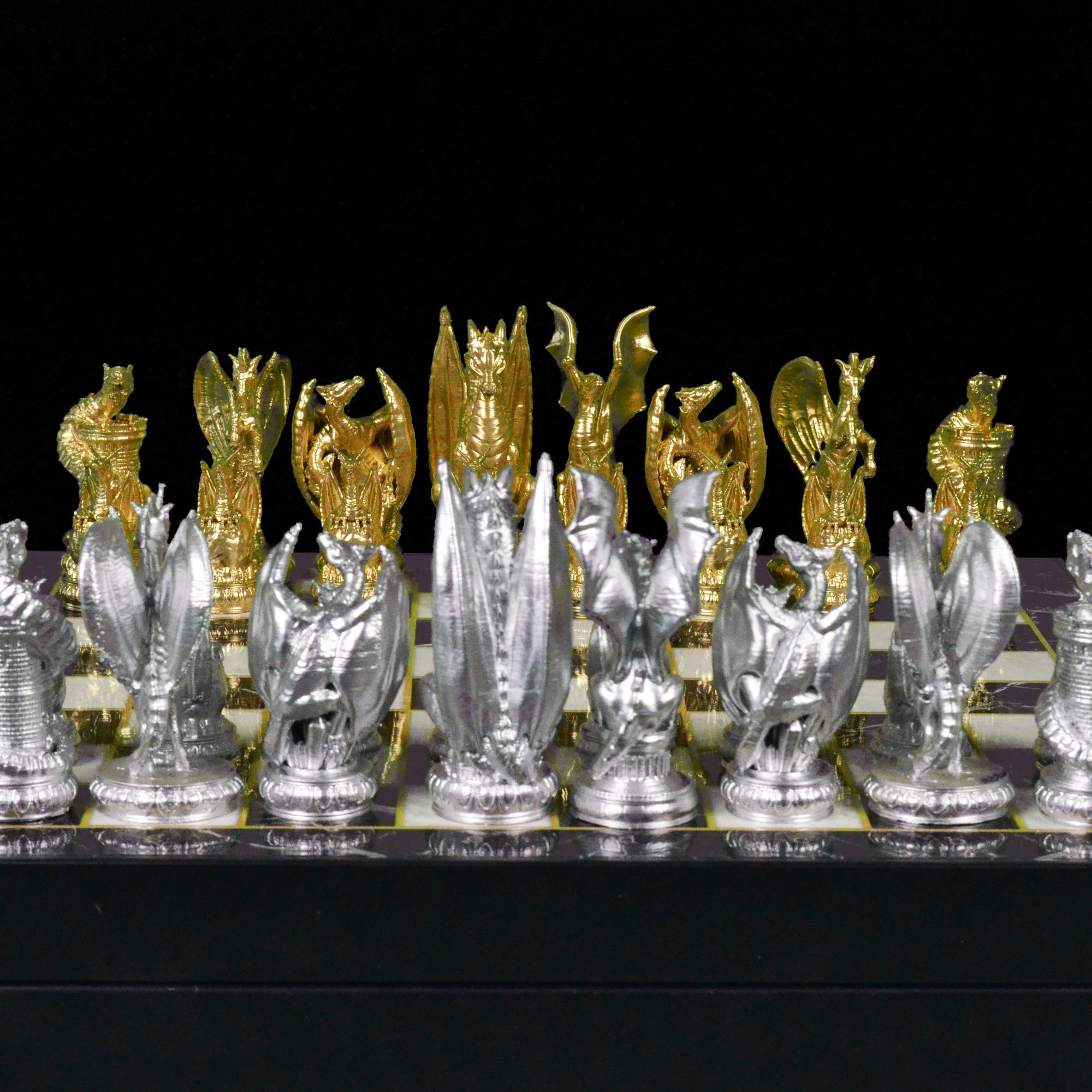 Dragon Chess Game 6 Different Pieces - Dragon Chess Game  3D print model_16