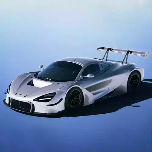 McLaren 720s GT3X 2021 3D model