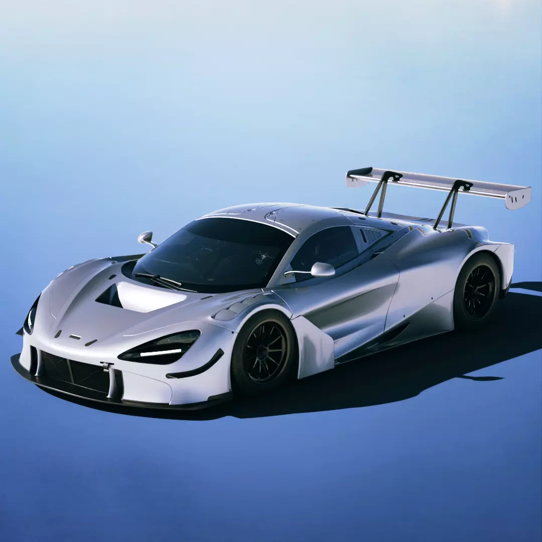 McLaren 720s GT3X 2021 3D model_0