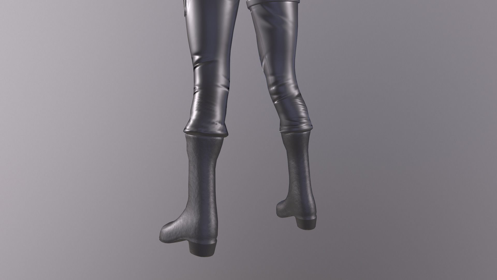 Female military spy cloth Low-poly 3D model_23