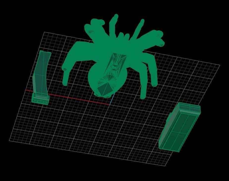 Cufflinks Spider 3D print model_9