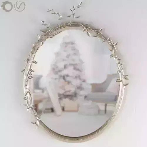 mirrorr mirror with christmas tree