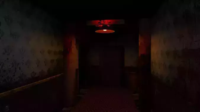 scary dark room