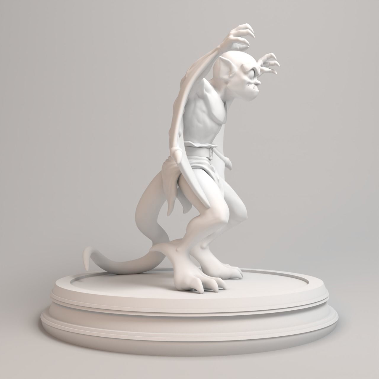 Gargoyles - Lexington figure 3D print model_12