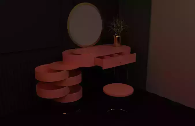 cute table design  3D model