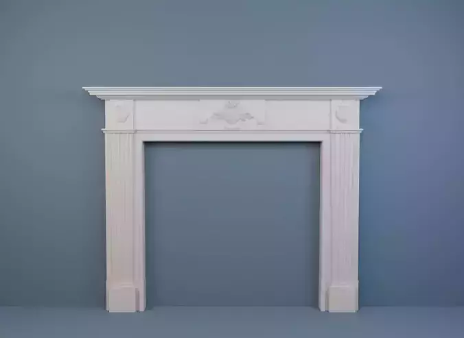 Georgian style fireplaces series No4 3D model