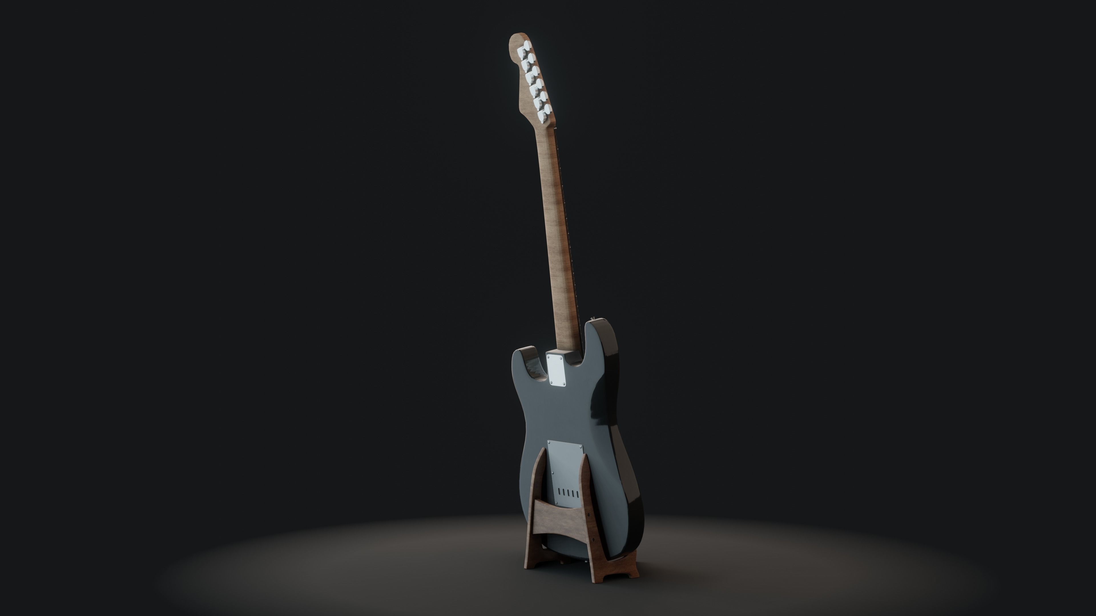 Electric Guitar 3D model_4