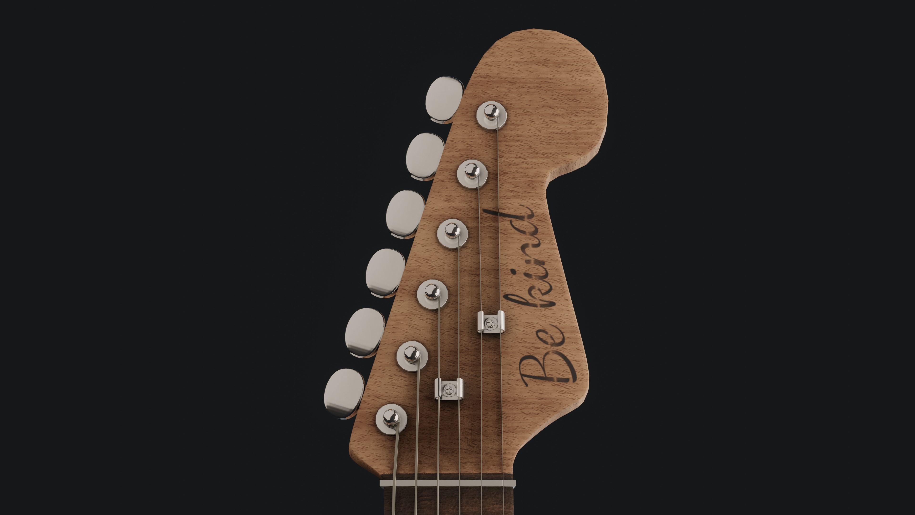 Electric Guitar 3D model_7