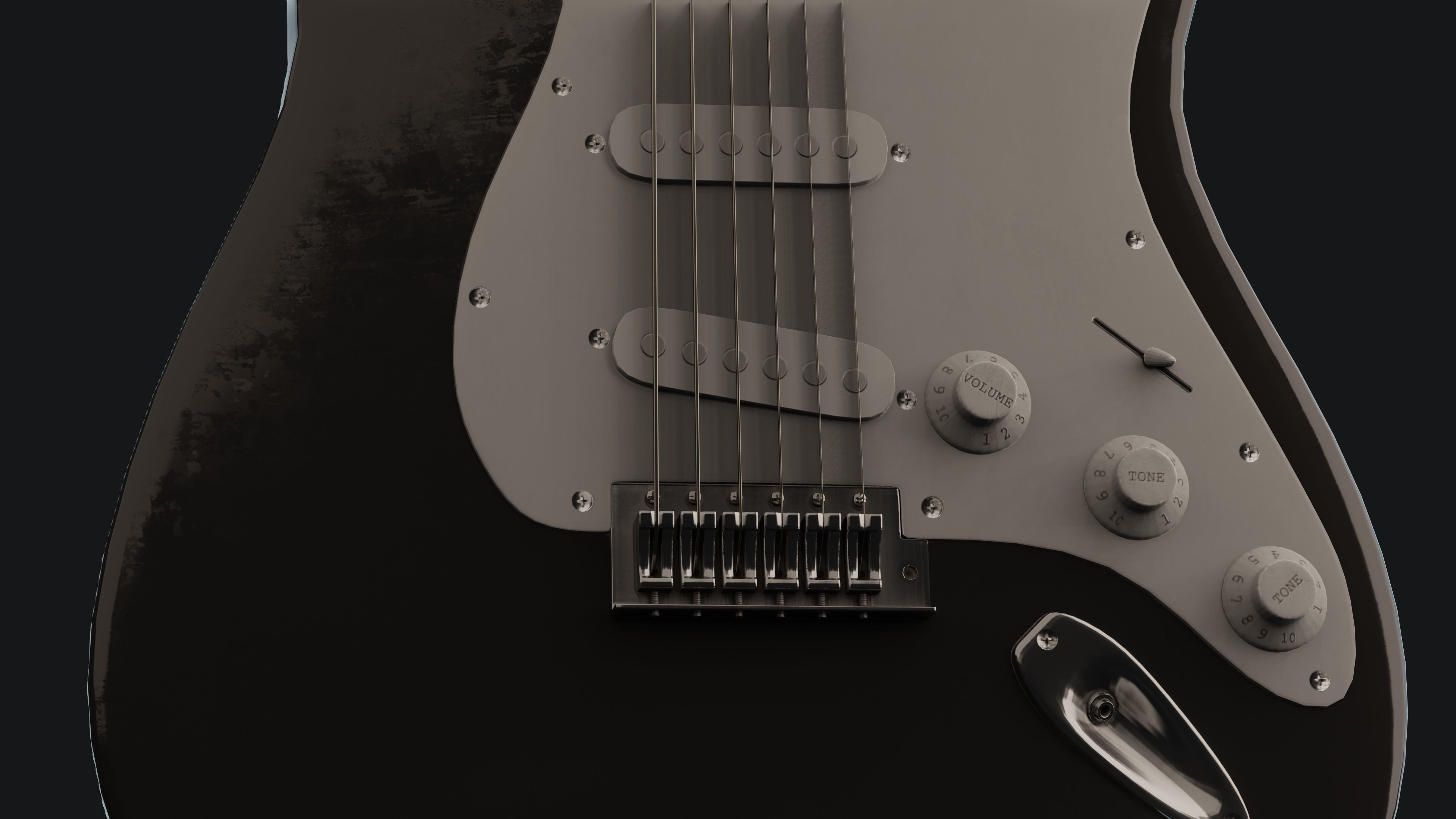 Electric Guitar 3D model_6